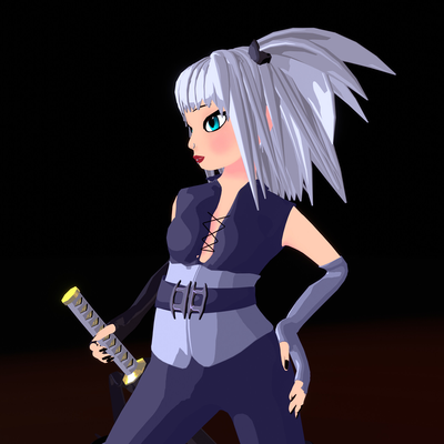 Anime Shader Female Warrior